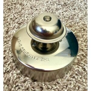 Pampered Chef Cut-N-Seal Sandwich Maker 3.5" Silver Excellent Stainless Steel